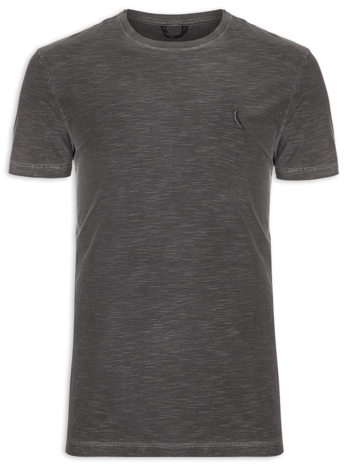 Camiseta Masculina Flame Stoned Cinza Reserva