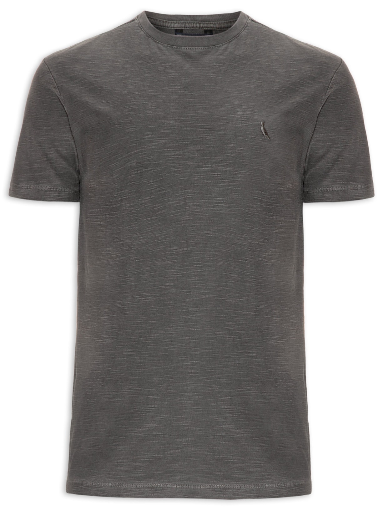 Camiseta Masculina Flame Stoned - Cinza
