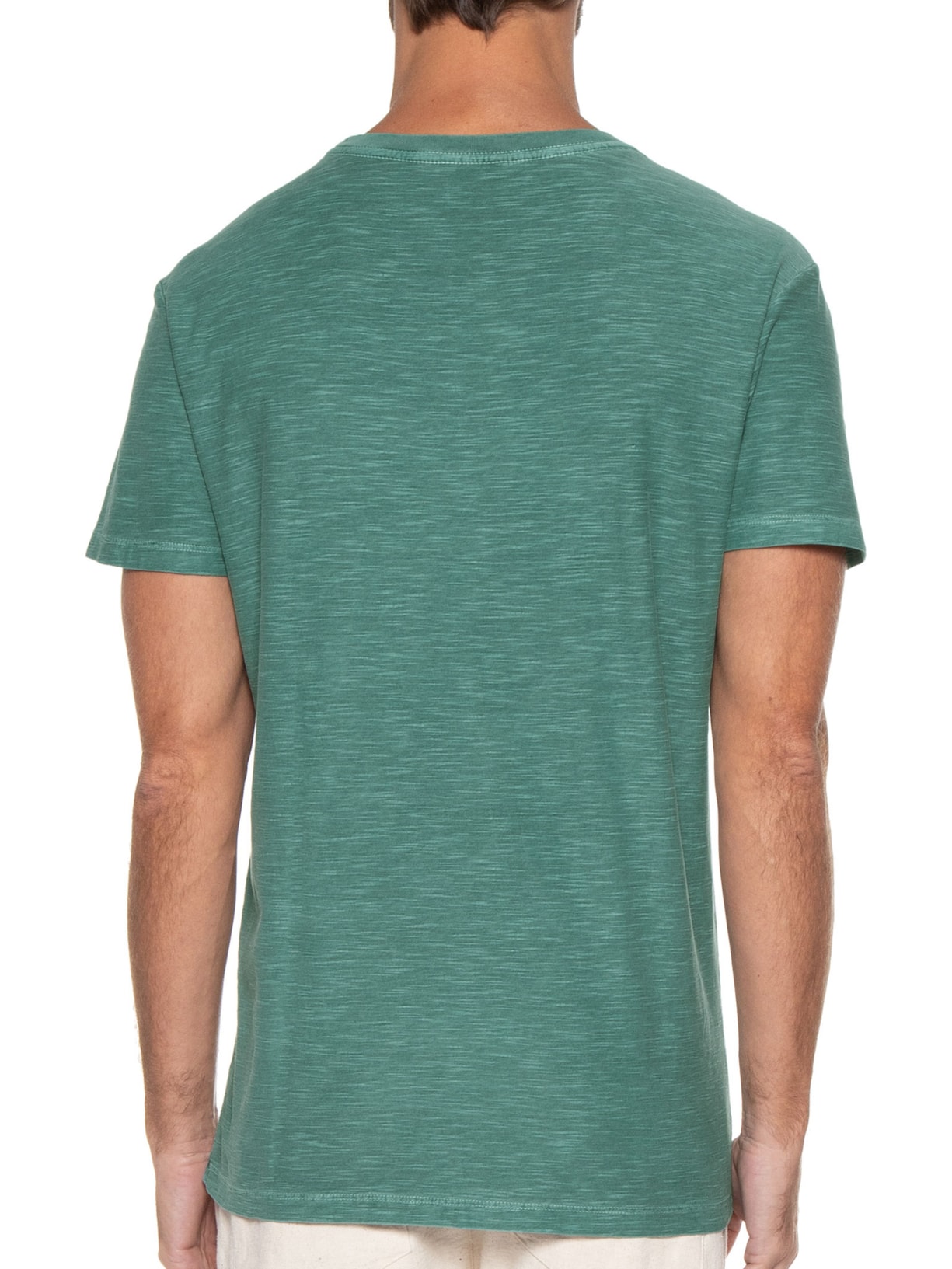 Camiseta Masculina Flame Stoned Verde Reserva