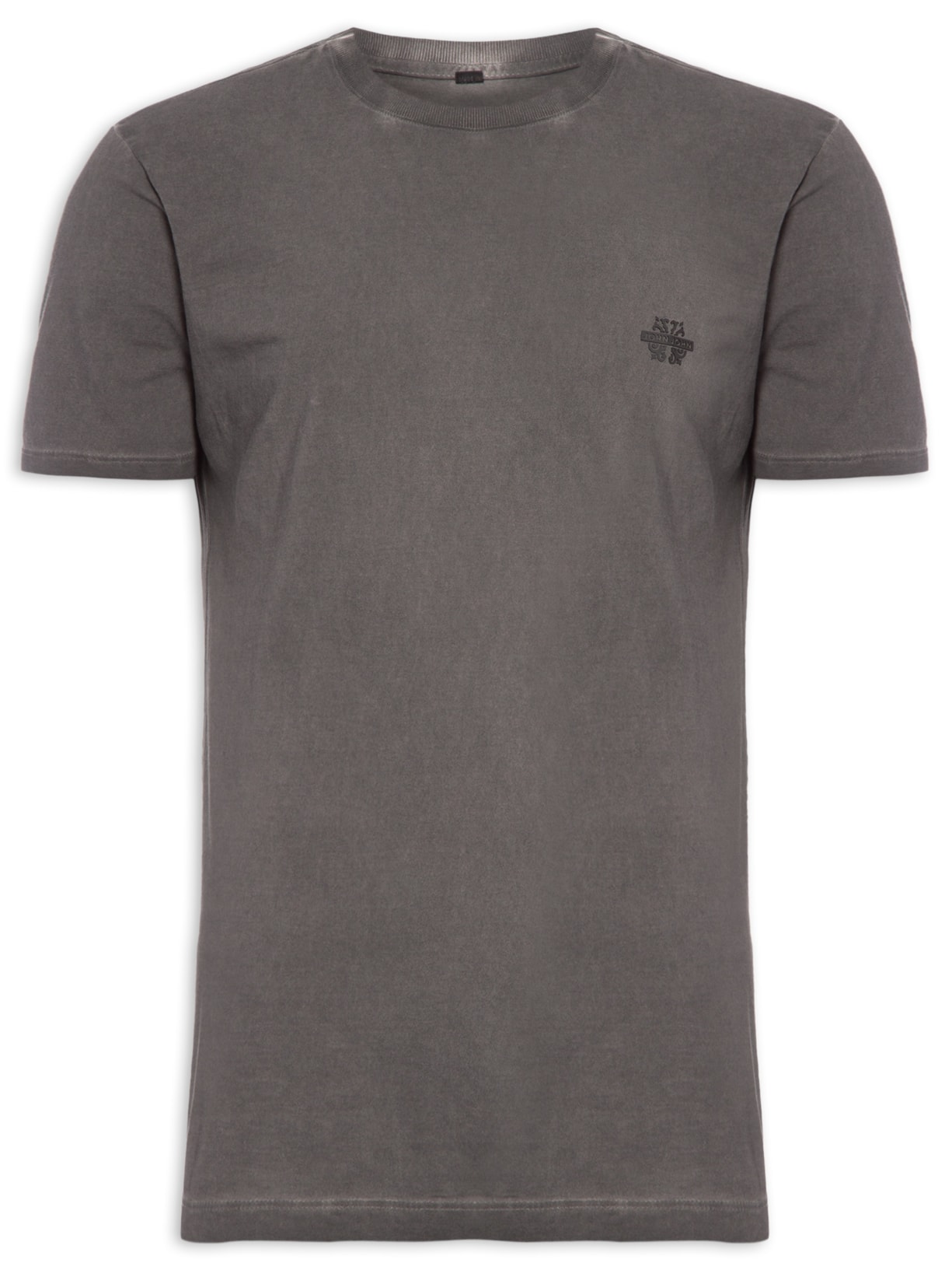 Camiseta Masculina Flame Transfer Dark - Cinza