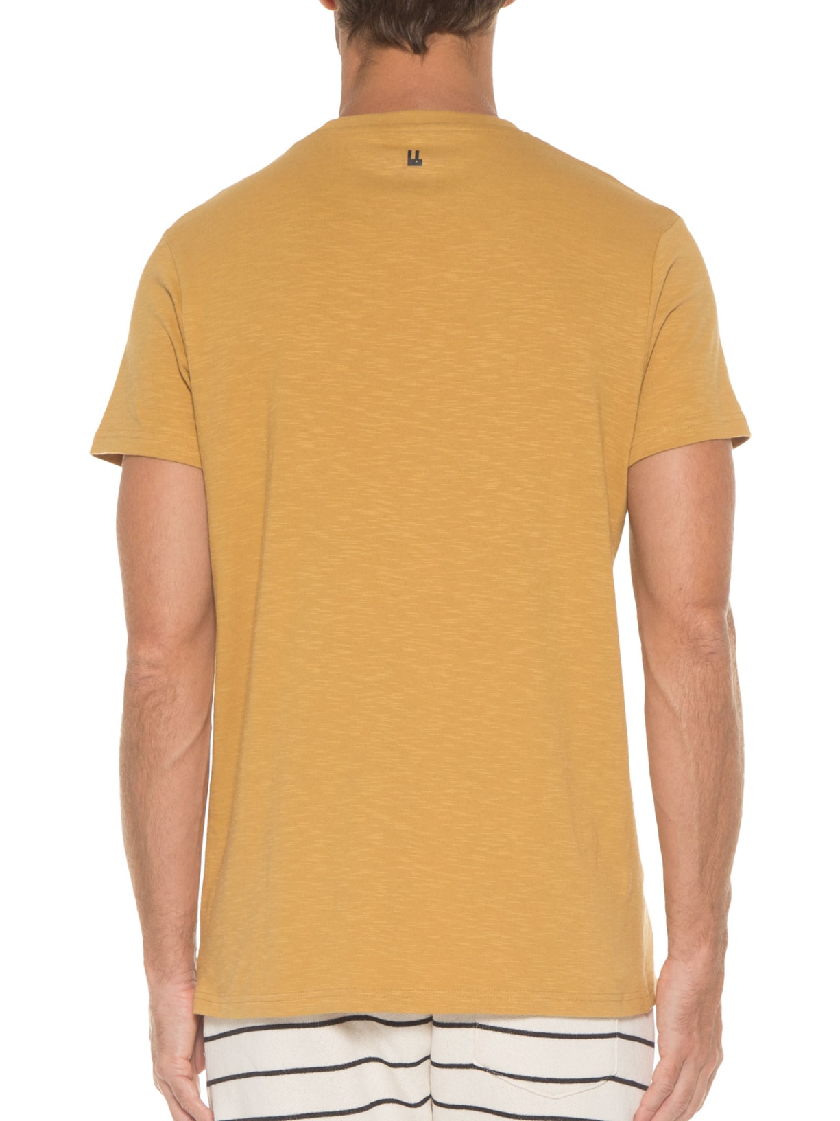 Camiseta Masculina Flamê Vulcano Amarelo Foxton