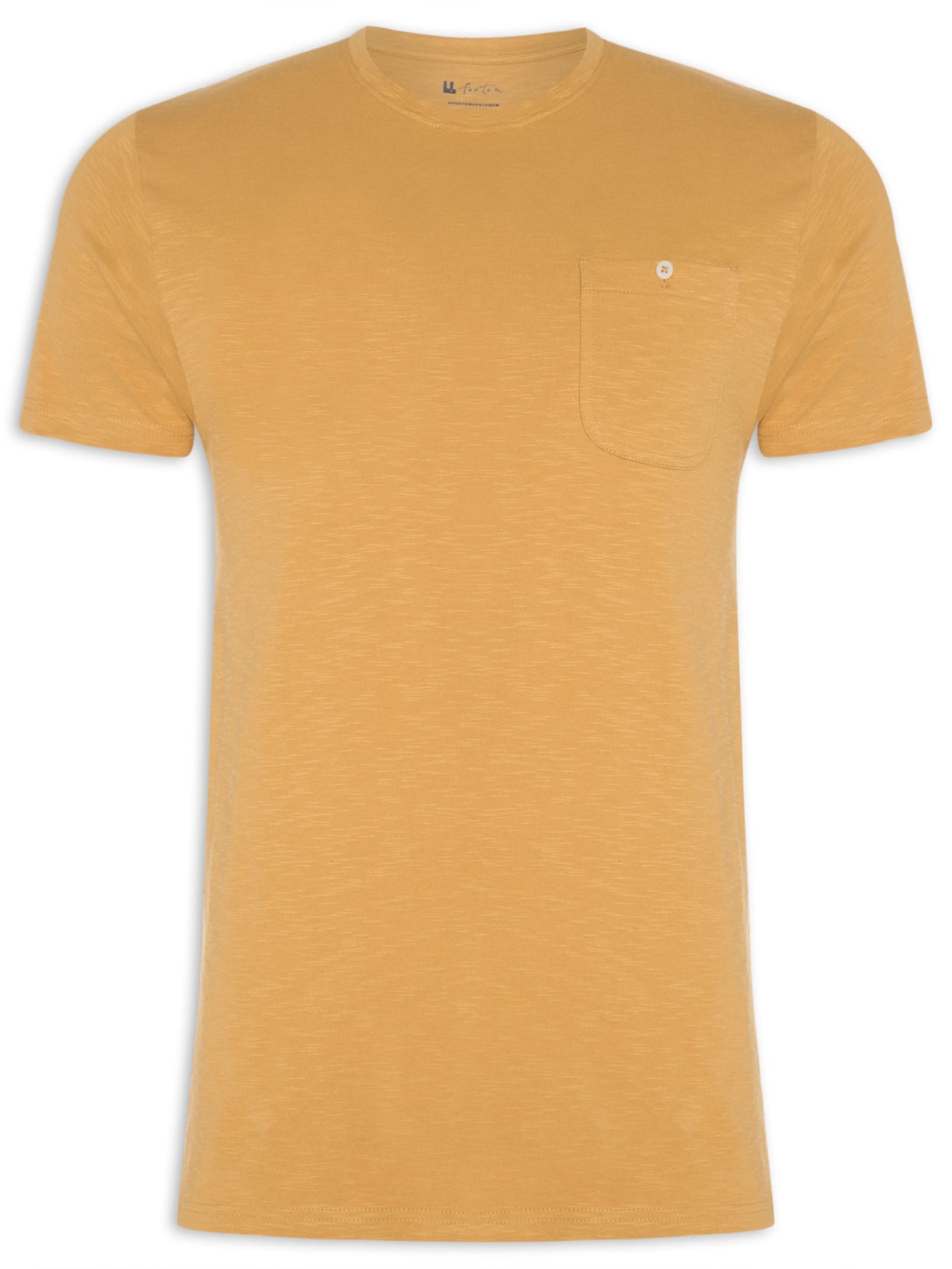 Camiseta Masculina Flamê Vulcano Amarelo Foxton