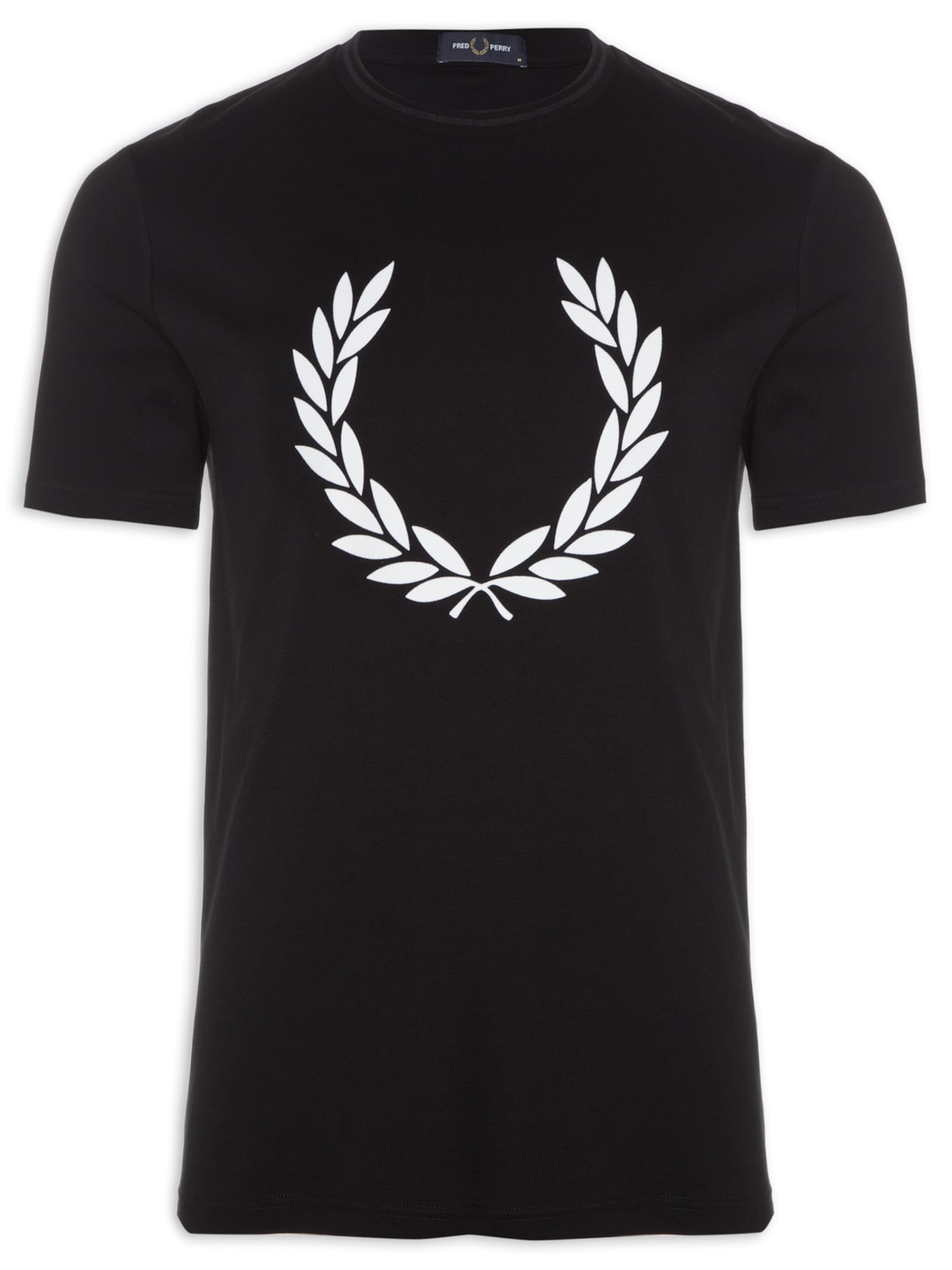 Camiseta Masculina Flock Laurel Wreath - Preto