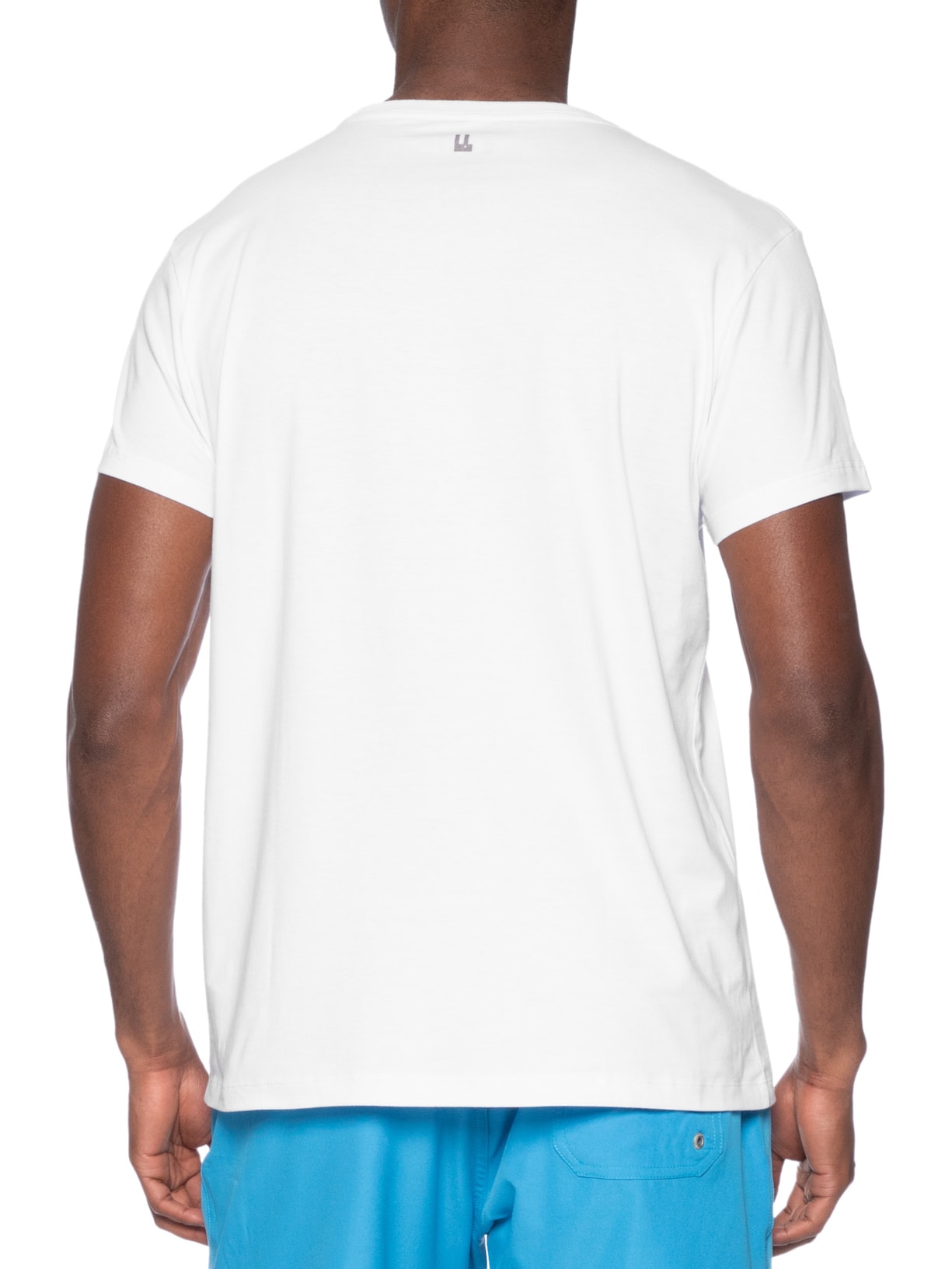 Camiseta Masculina Floresta Aquarela Peito Branco Foxton