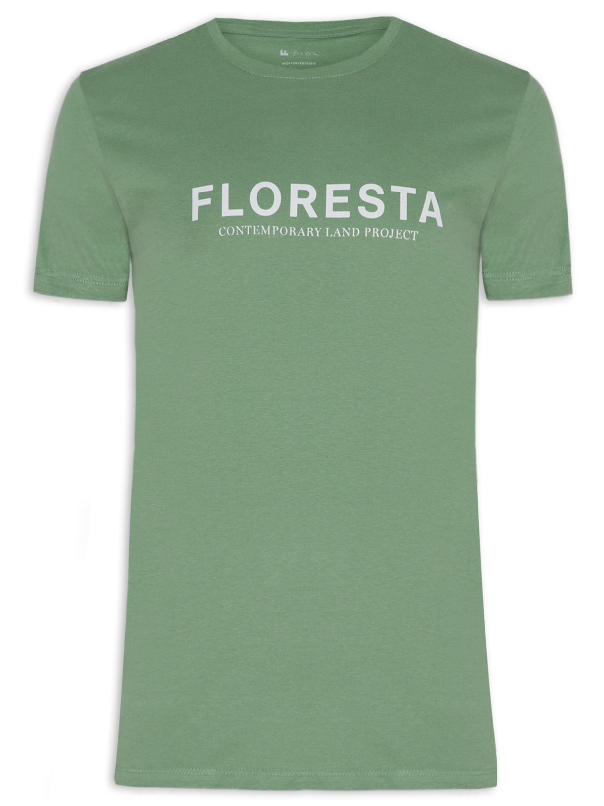 Camiseta Masculina Floresta - Verde