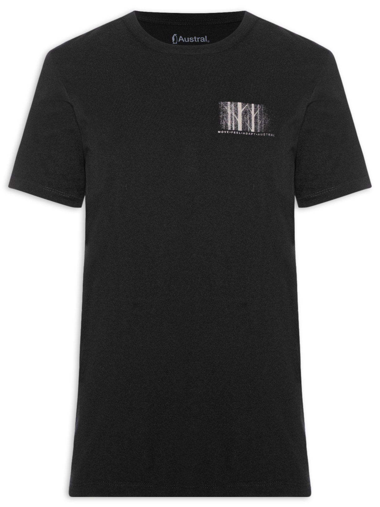 Camiseta Masculina Fog Preto Austral