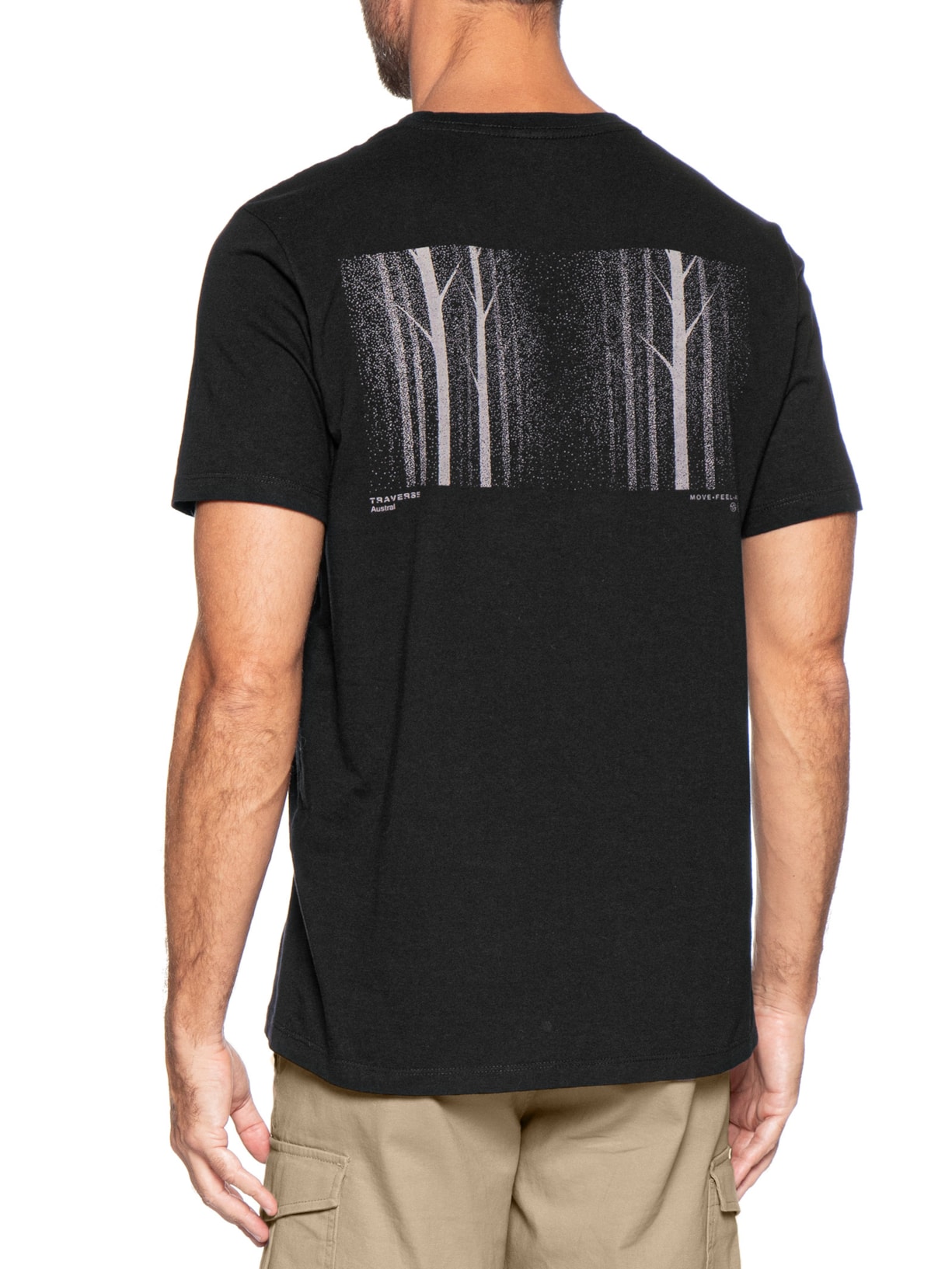 Camiseta Masculina Fog Preto Austral