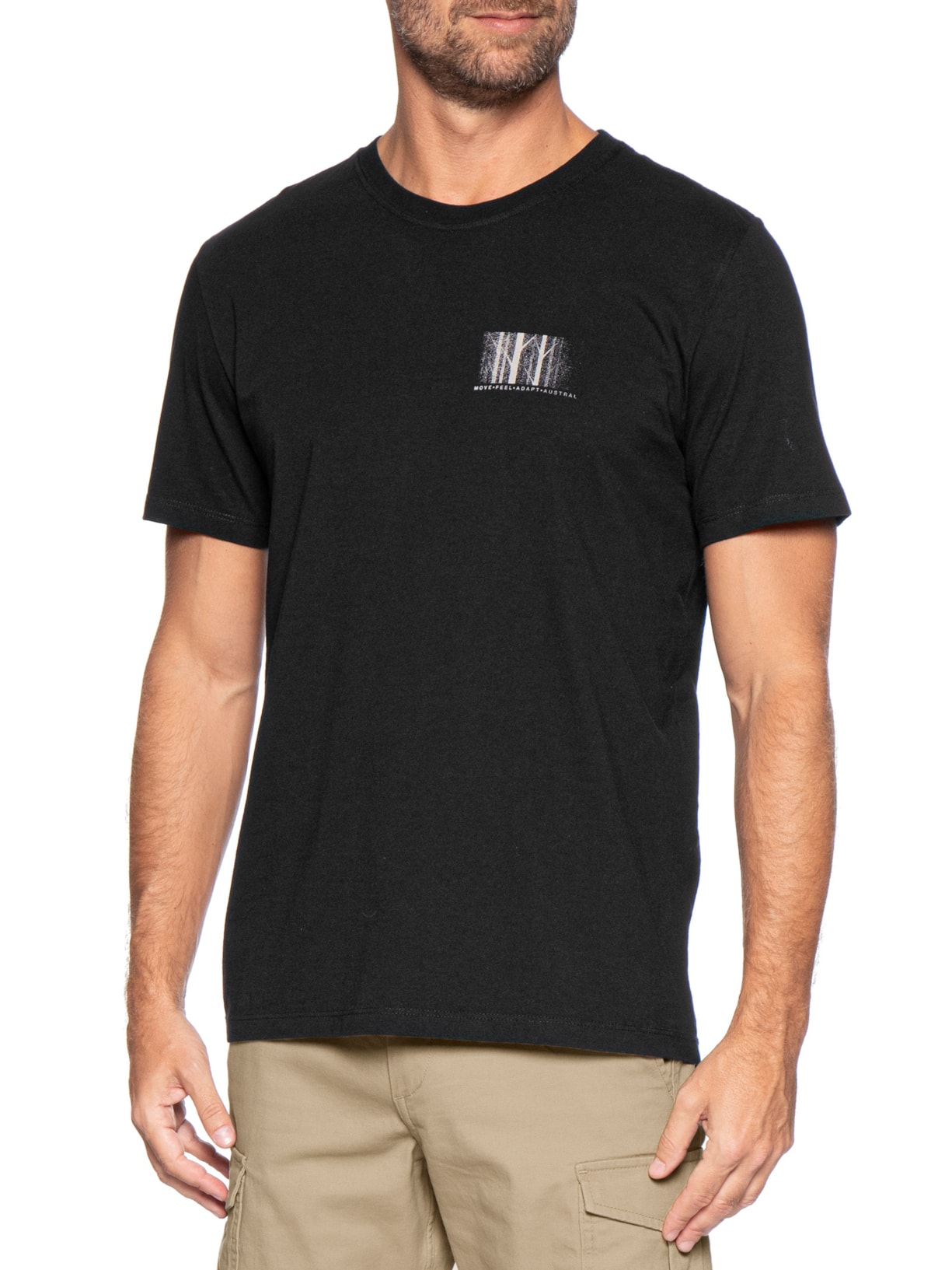 Camiseta Masculina Fog Preto Austral