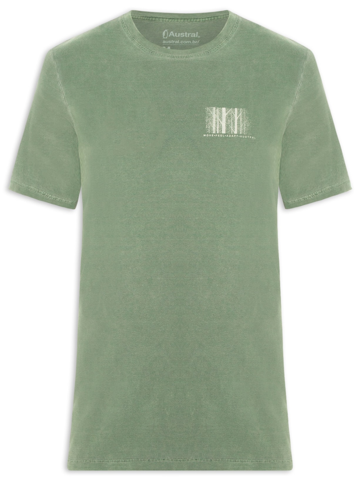 Camiseta Masculina Fog - Verde