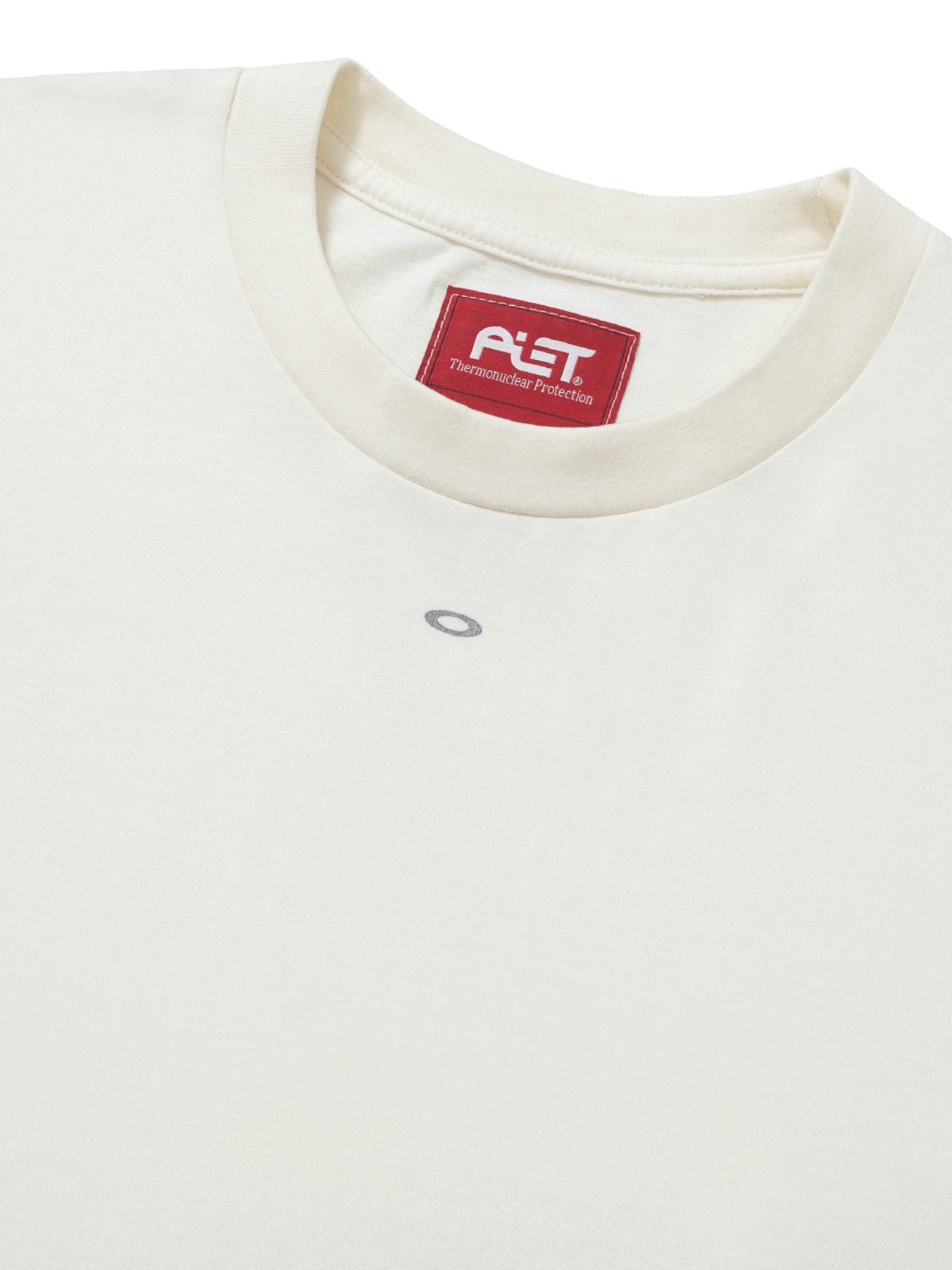 Camiseta Masculina Foil Nano Logo Branco Piet + Oakley