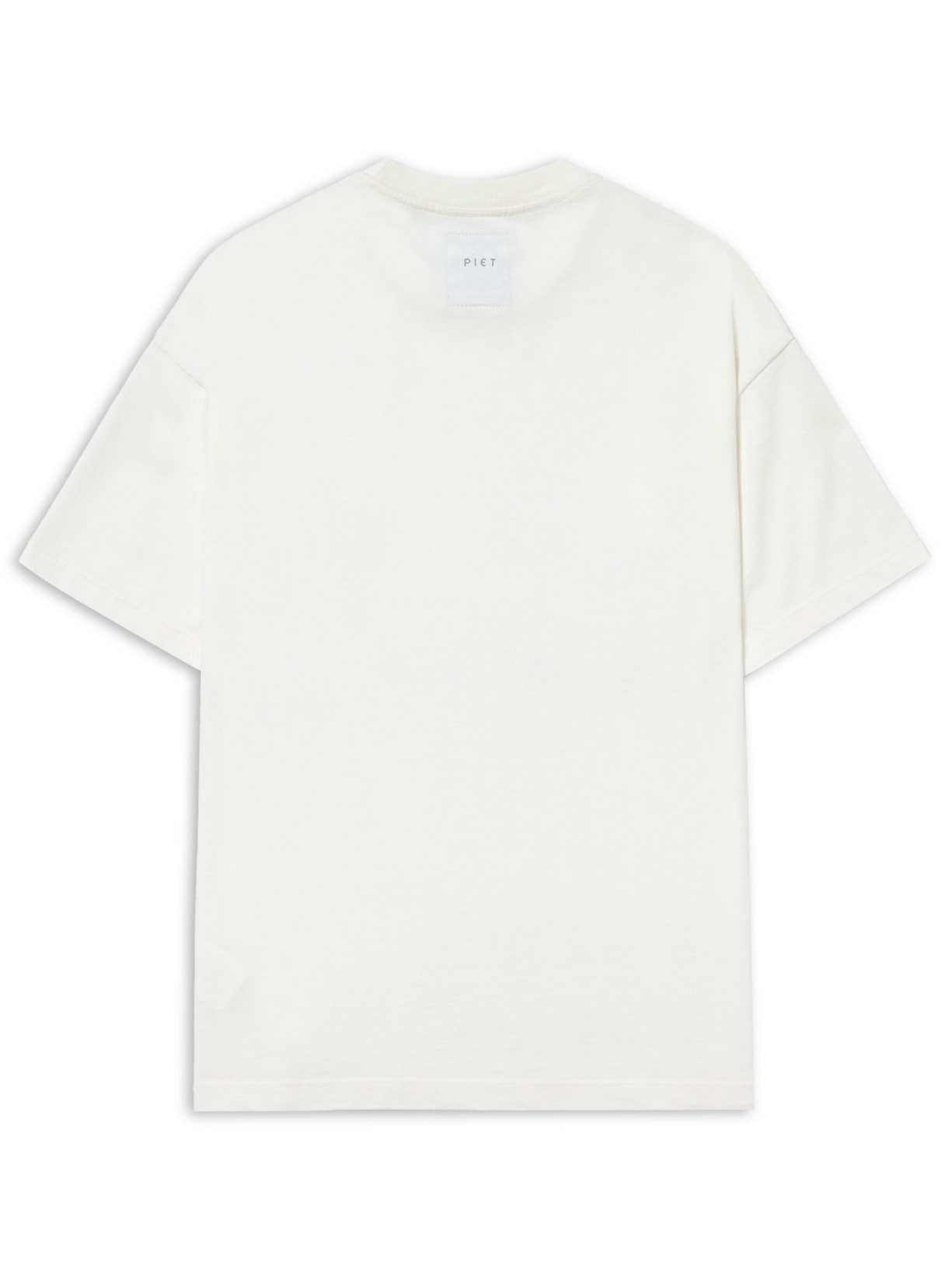 Camiseta Masculina Foil Nano Logo Branco Piet + Oakley