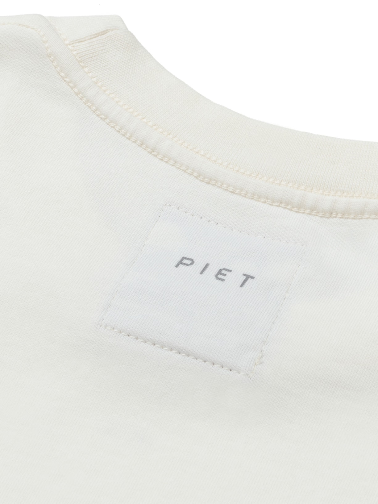 Camiseta Masculina Foil Nano Logo Branco Piet + Oakley