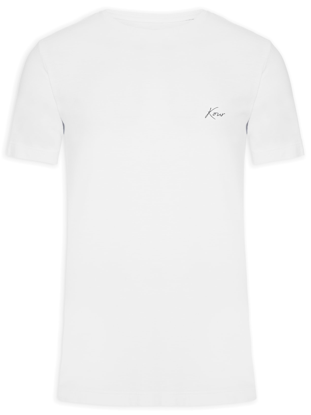 Camiseta Masculina Folha Cordyline - Branco