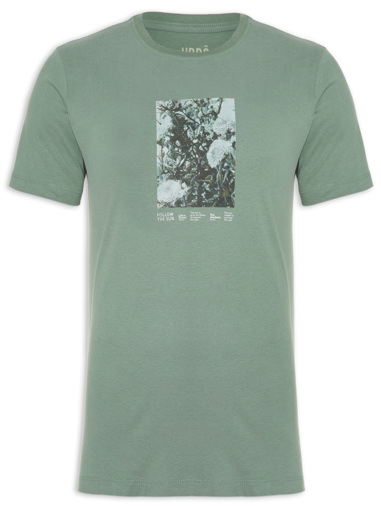 Camiseta Masculina Follow The Sun - Verde