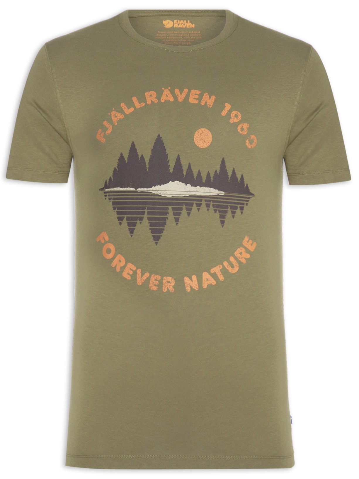Camiseta Masculina Forest Mirror - Verde