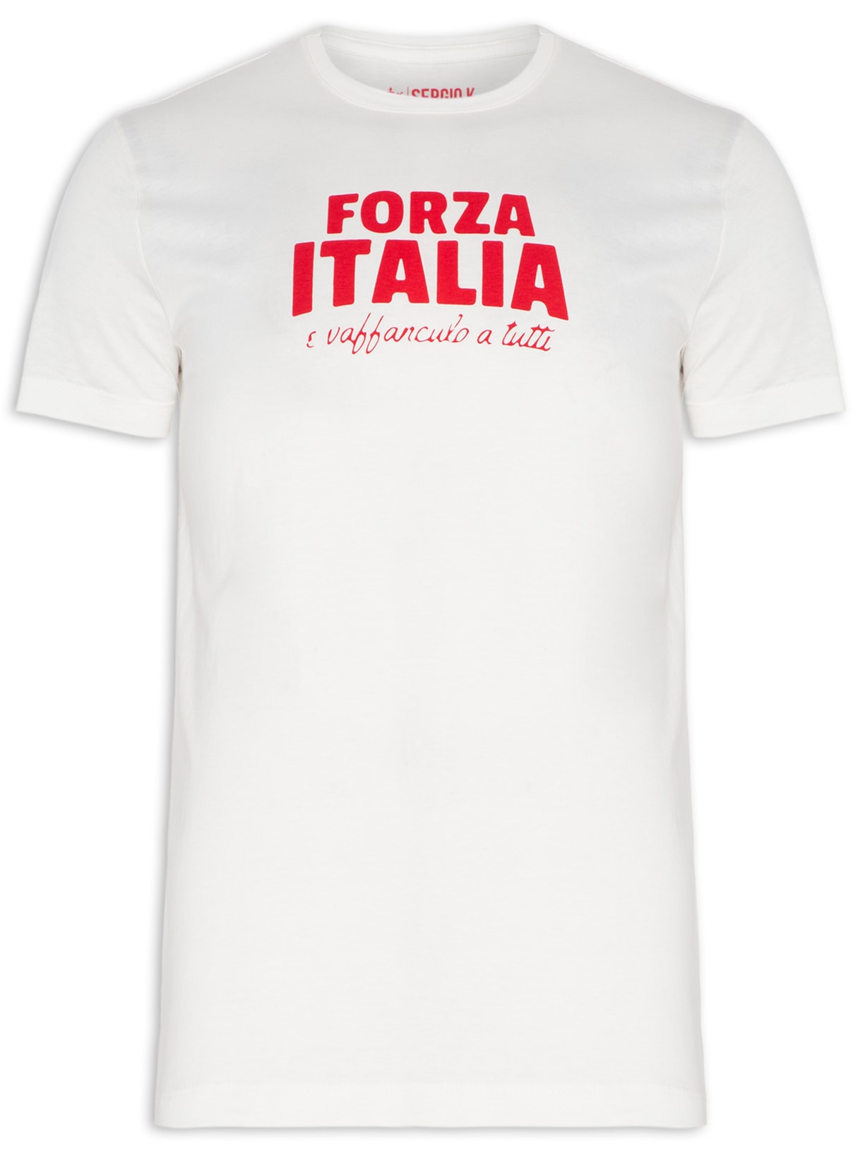 Camiseta Masculina Forza Italia Off White Sergio K