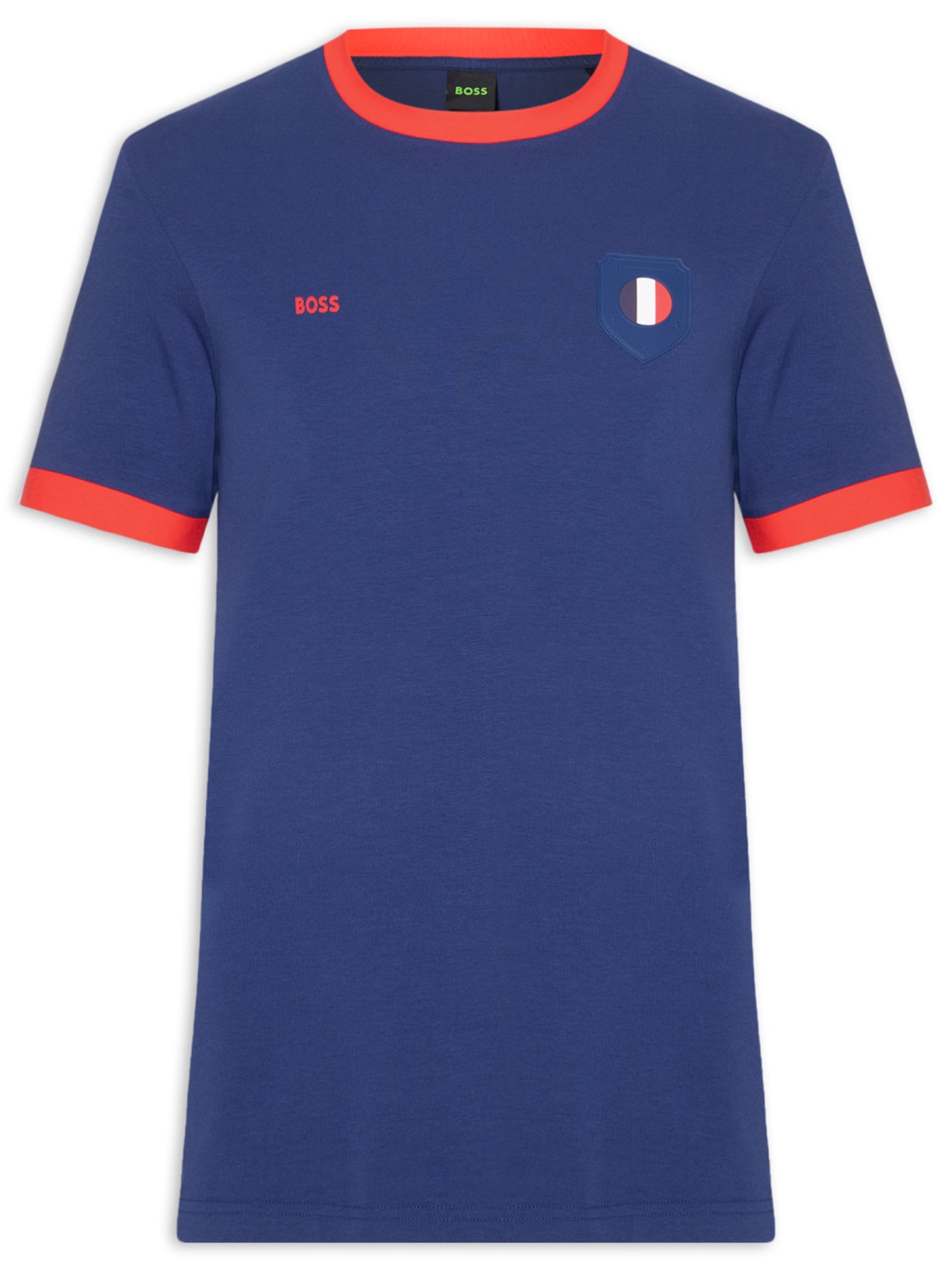 Camiseta Masculina França Copa Lux Tee Azul Boss