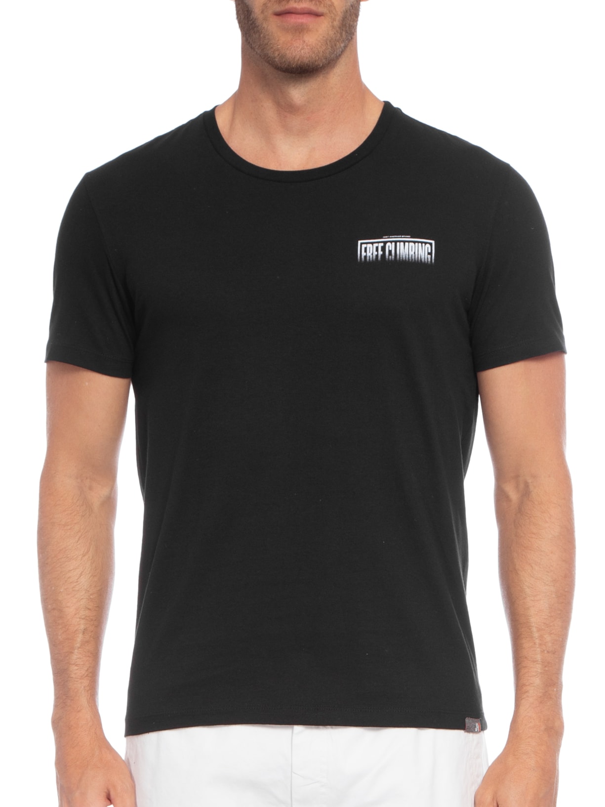 Camiseta Masculina Free Climbing Preto Jab