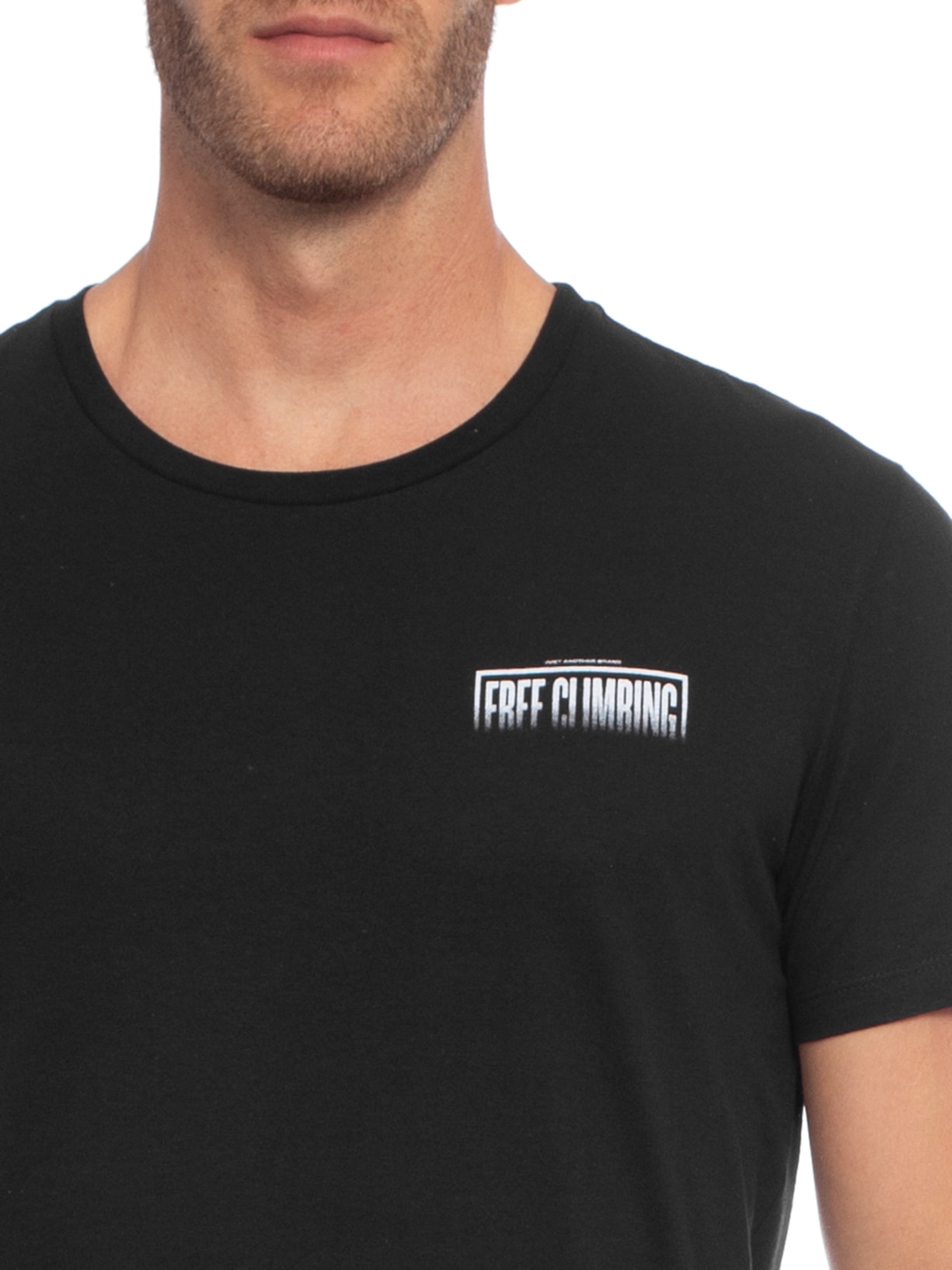 Camiseta Masculina Free Climbing Preto Jab