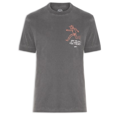 Camiseta Masculina Free Soul - Cinza