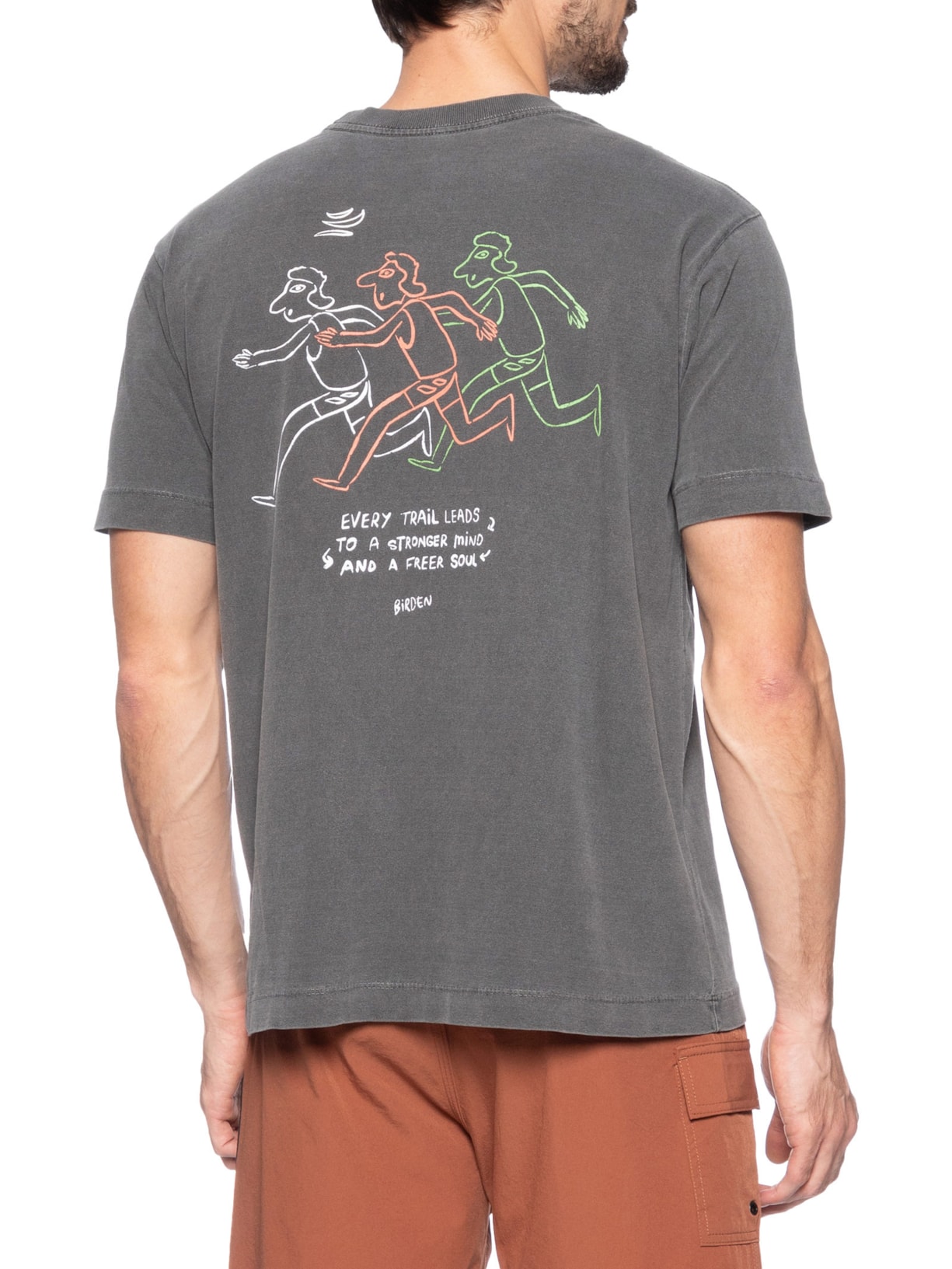 Camiseta Masculina Free Soul Cinza Birden