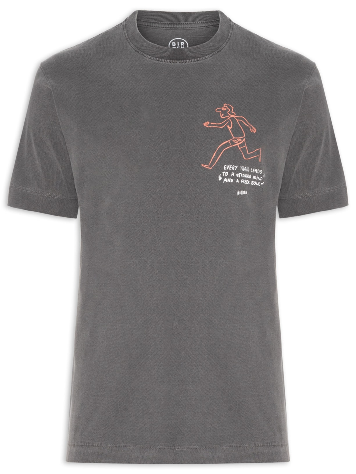 Camiseta Masculina Free Soul - Cinza