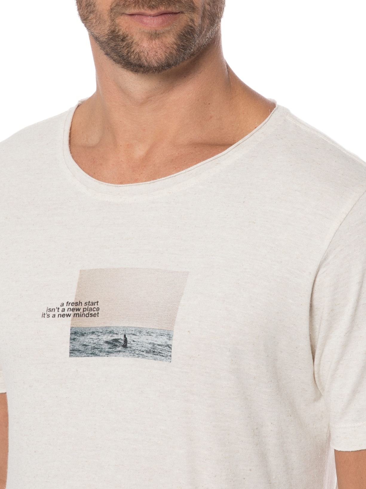 Camiseta Masculina Fresh Start Off White Urbô