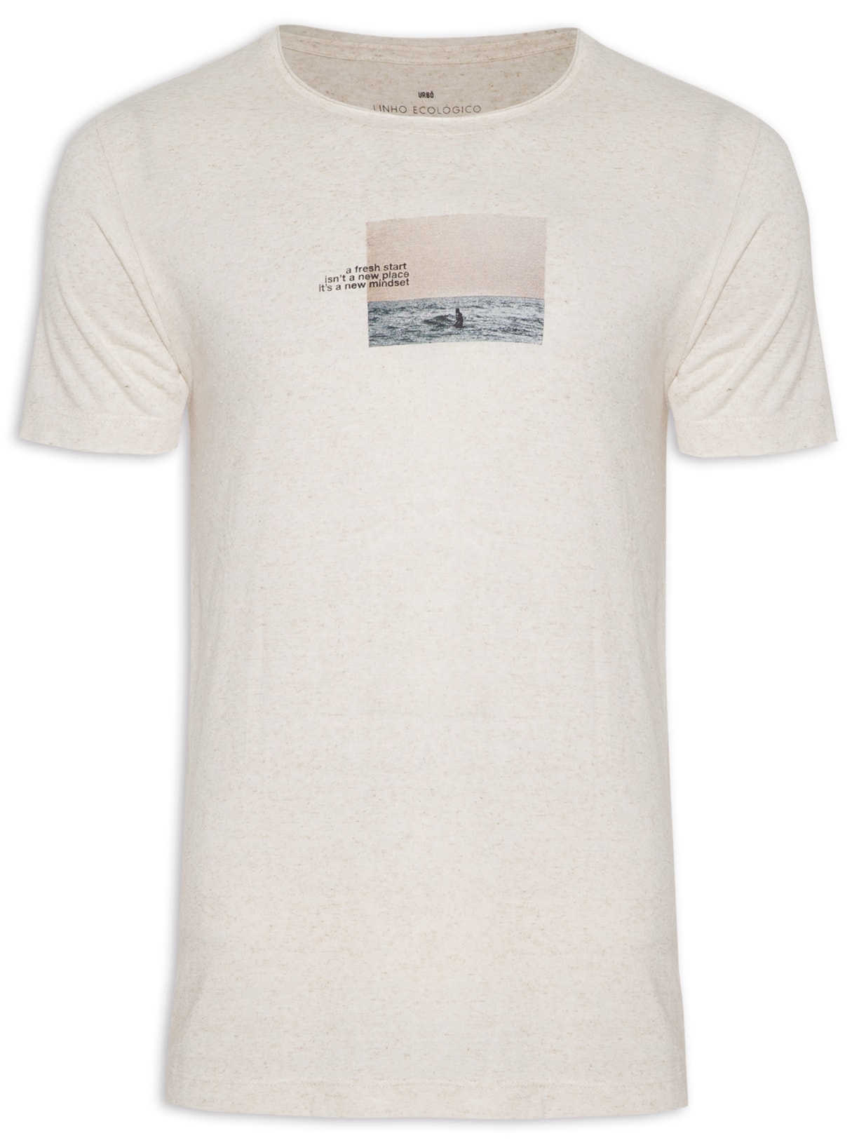 Camiseta Masculina Fresh Start Off White Urbô