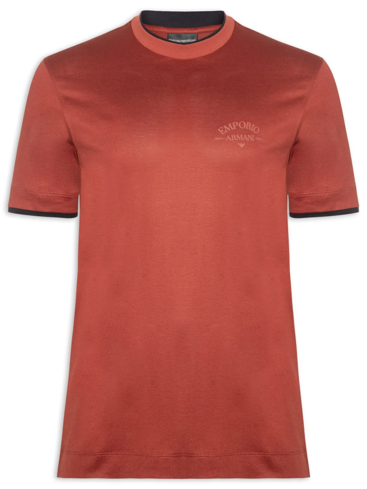 Camiseta Masculina Friso Colar - Vermelho
