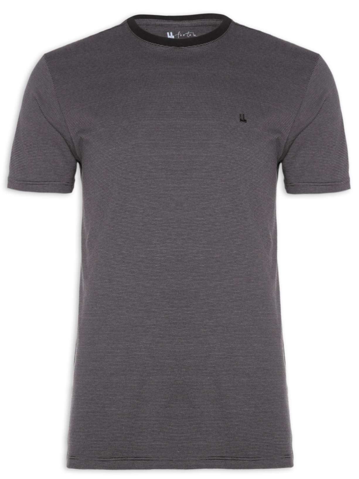 Camiseta Masculina Ft Night - Cinza