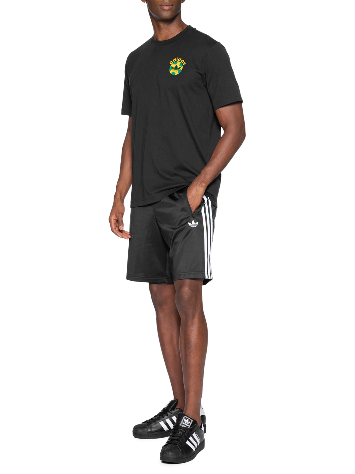 Camiseta Masculina FTBL GFX Preto Adidas Originals