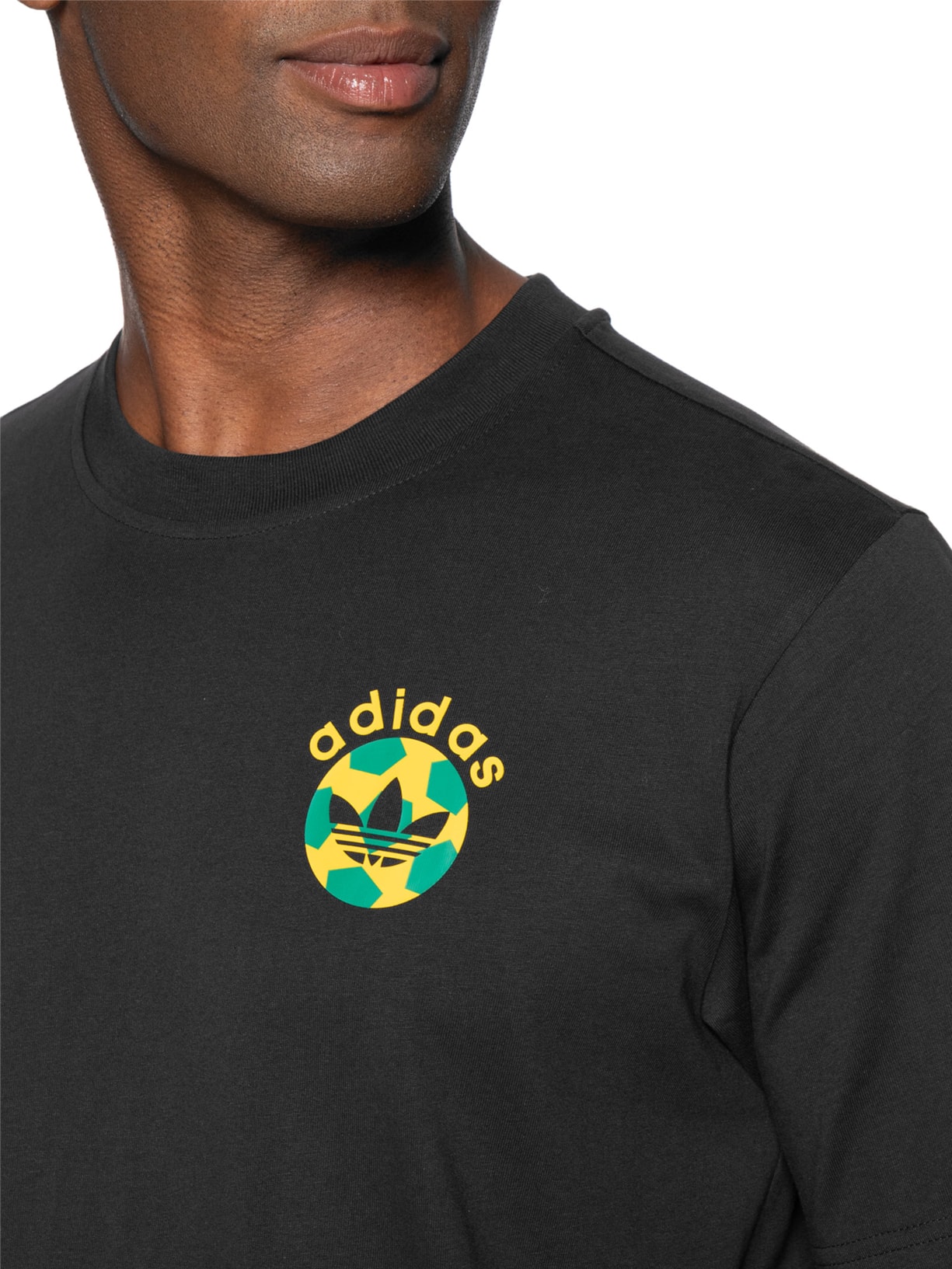 Camiseta Masculina FTBL GFX Preto Adidas Originals