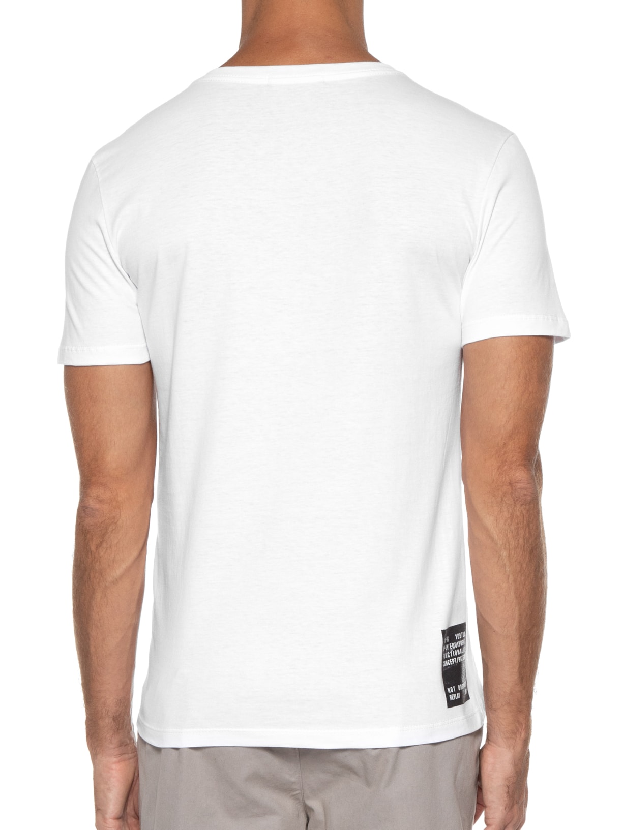 Camiseta Masculina Function Branco Replay