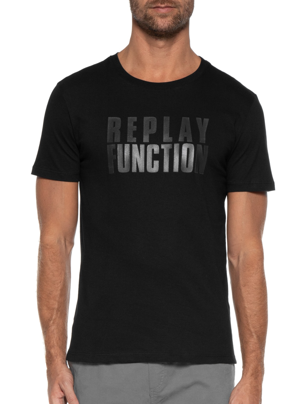 Camiseta Masculina Function Preto Replay
