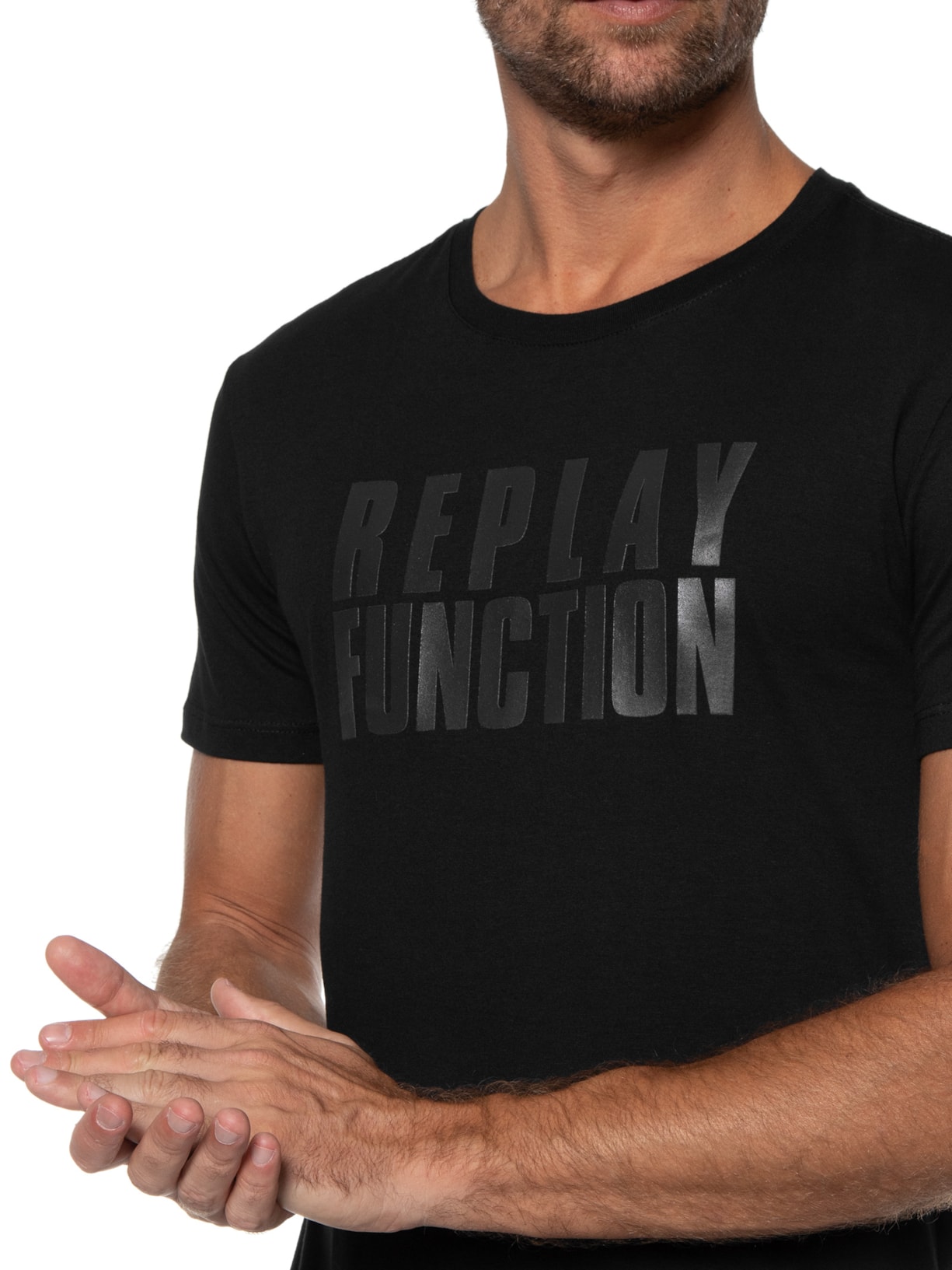 Camiseta Masculina Function Preto Replay