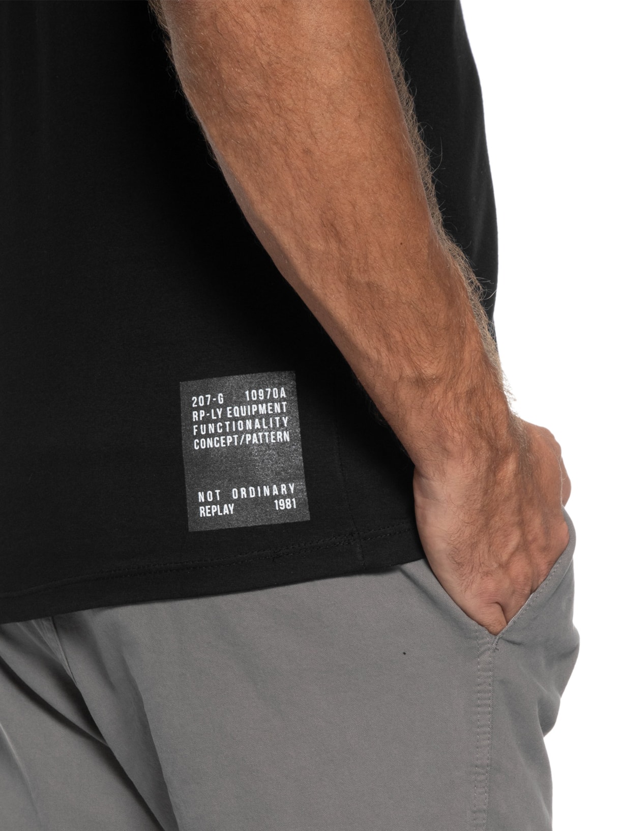 Camiseta Masculina Function Preto Replay