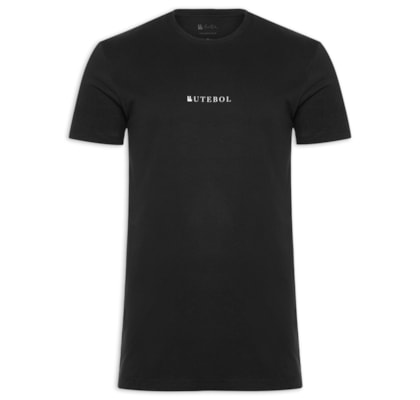  Camiseta Masculina Futebol - Preto