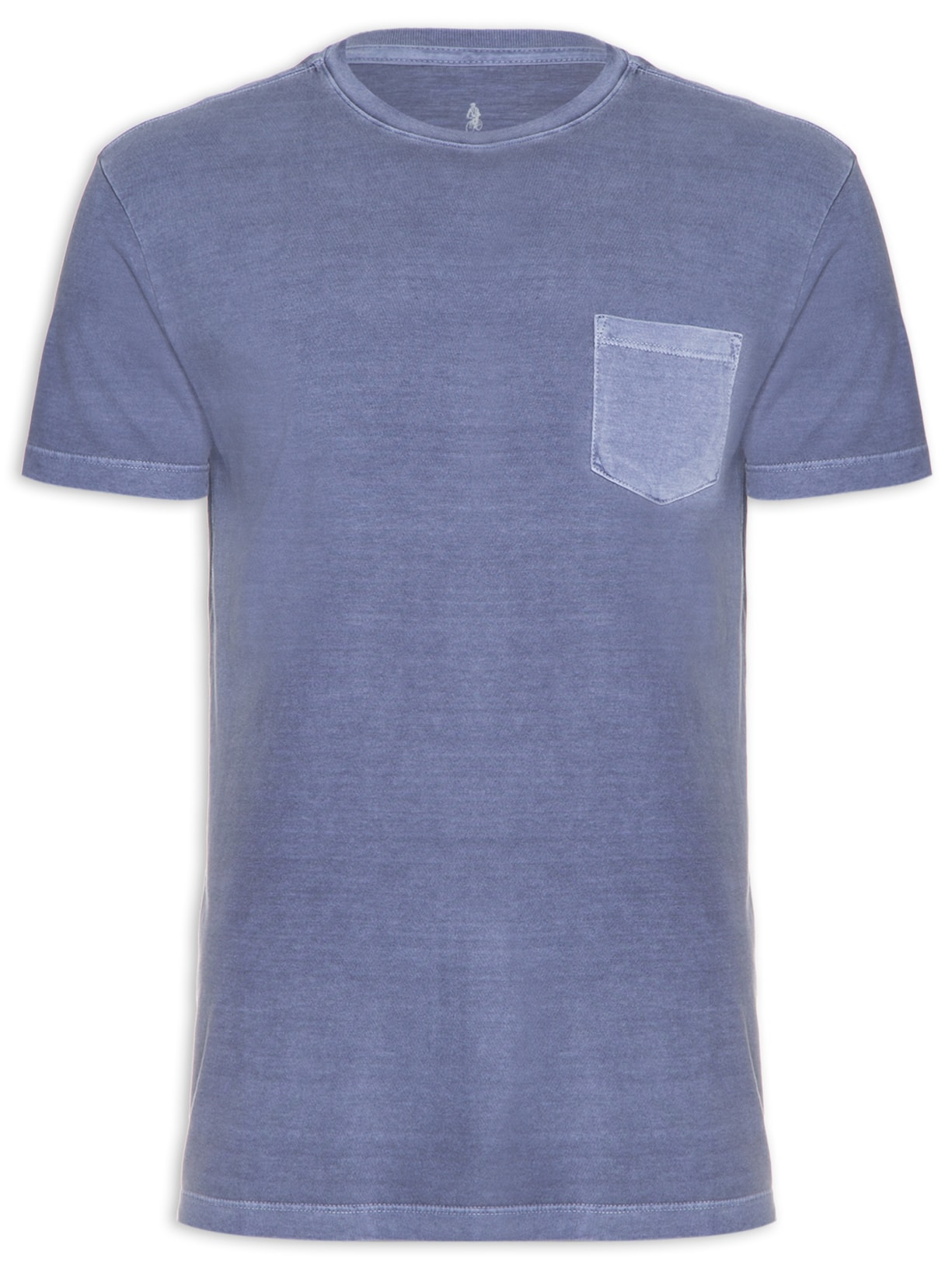 Camiseta Masculina Garment Dye Azul Oficina Reserva