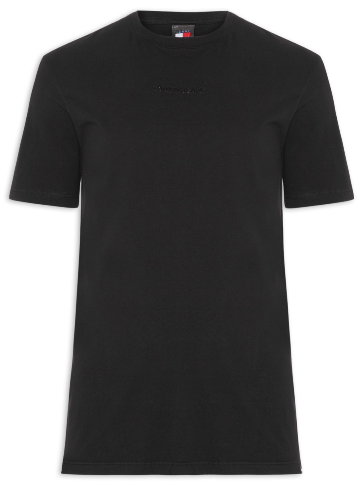 Camiseta Masculina Gel Tommy Regular Fit Em Algodão - Preto
