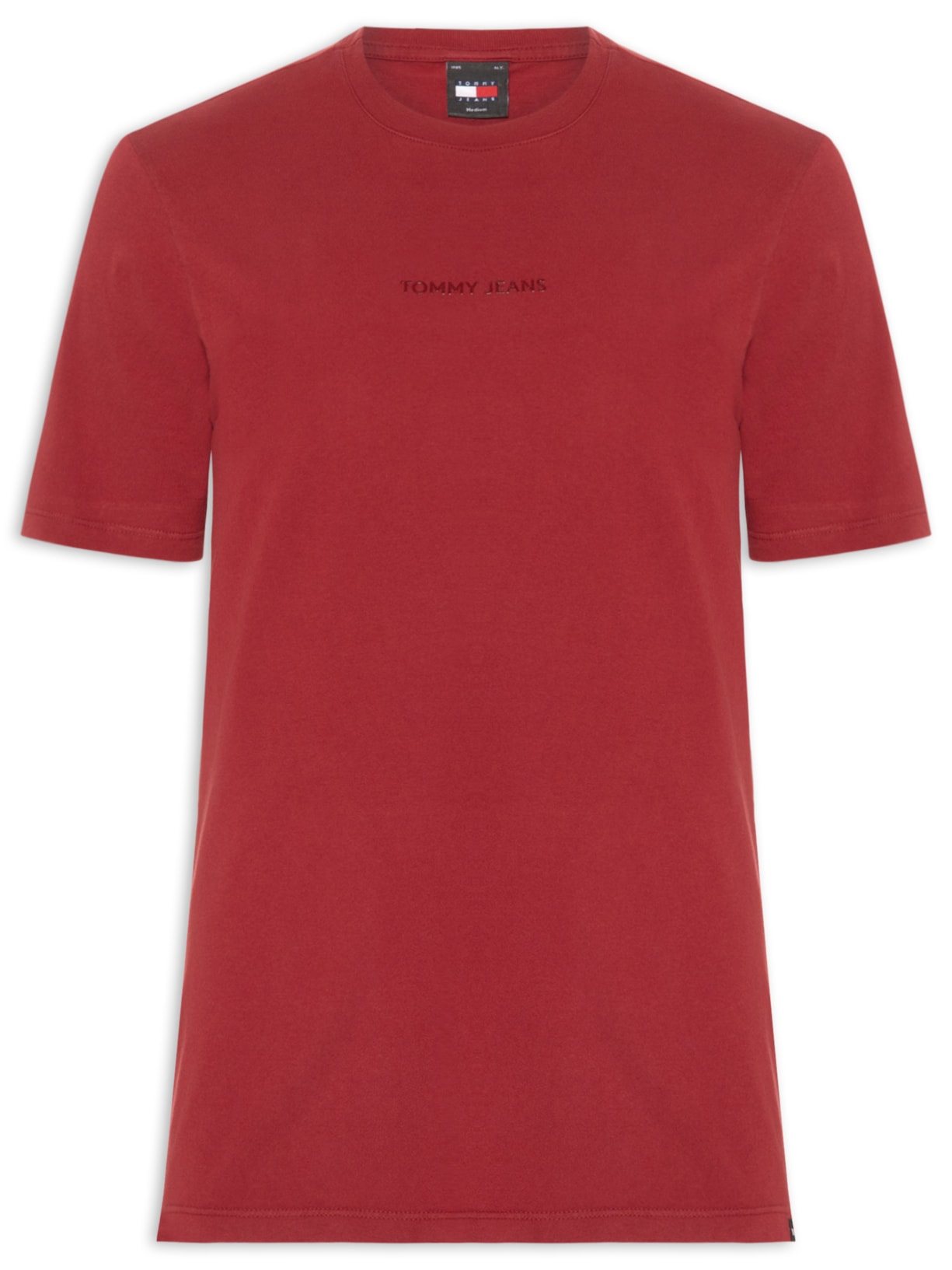 Camiseta Masculina Gel Tommy Regular Fit Em Algodão - Vermelho