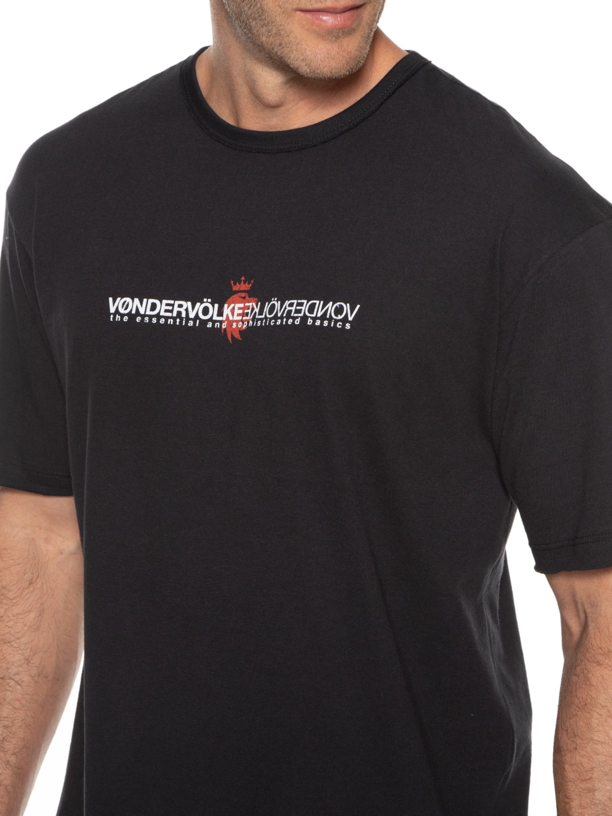 Camiseta Masculina Gilian Preto Von Der Volke