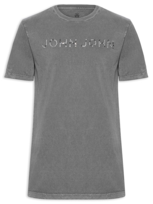 Camiseta Masculina Glam Space - Cinza