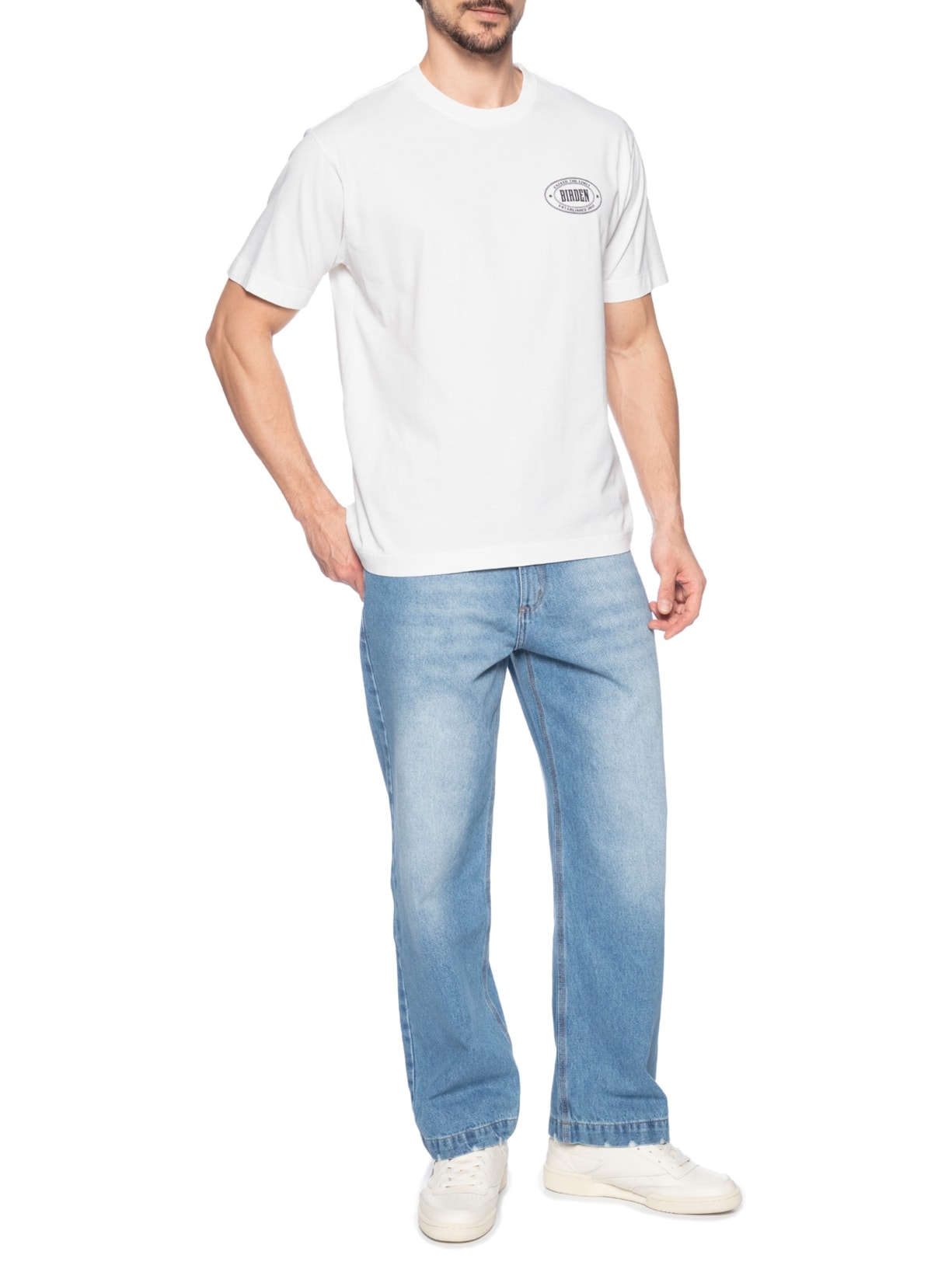 Camiseta Masculina Global Icons Branco Birden