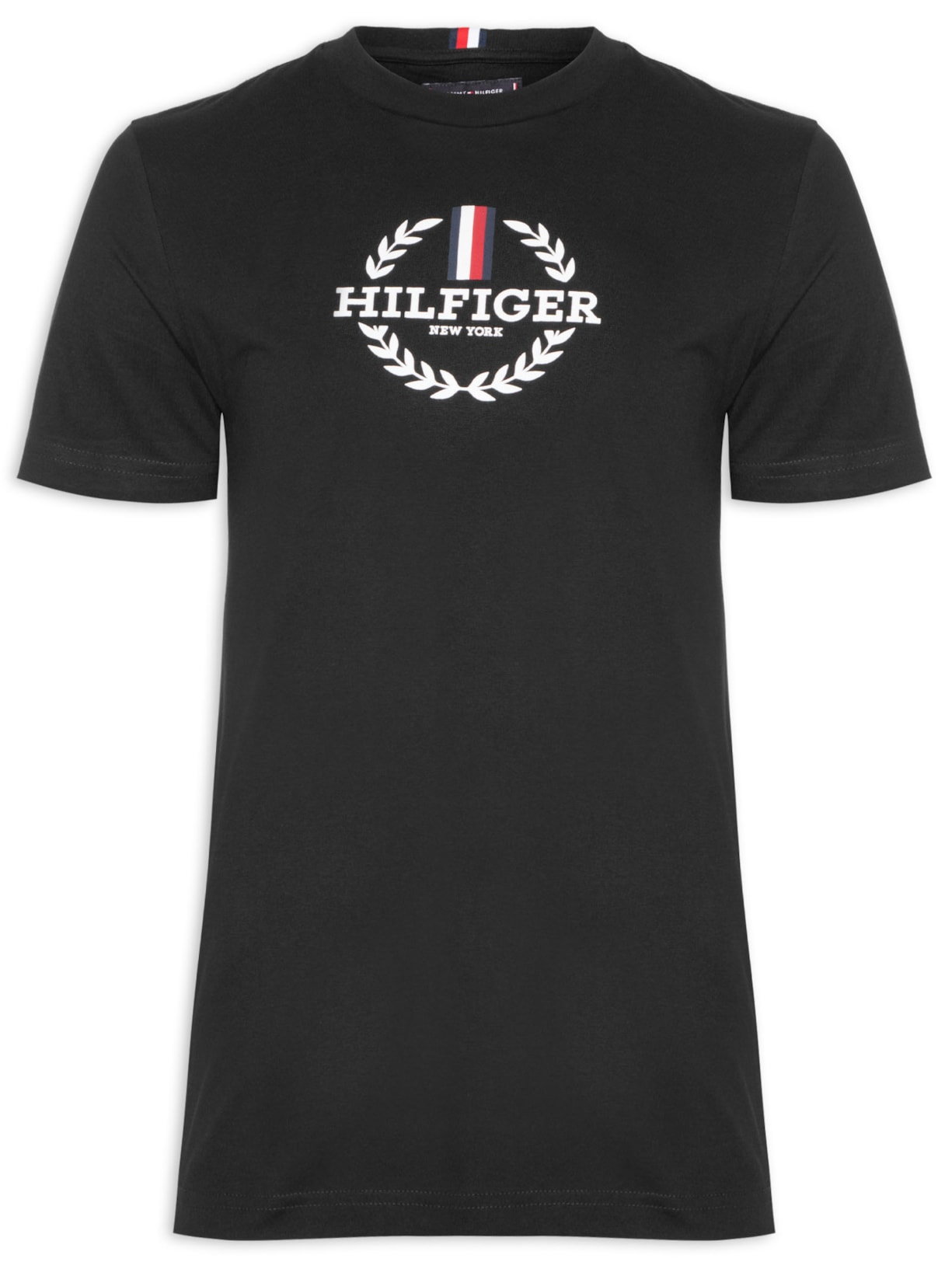 Camiseta Masculina Global Stripe Wreath - Preto