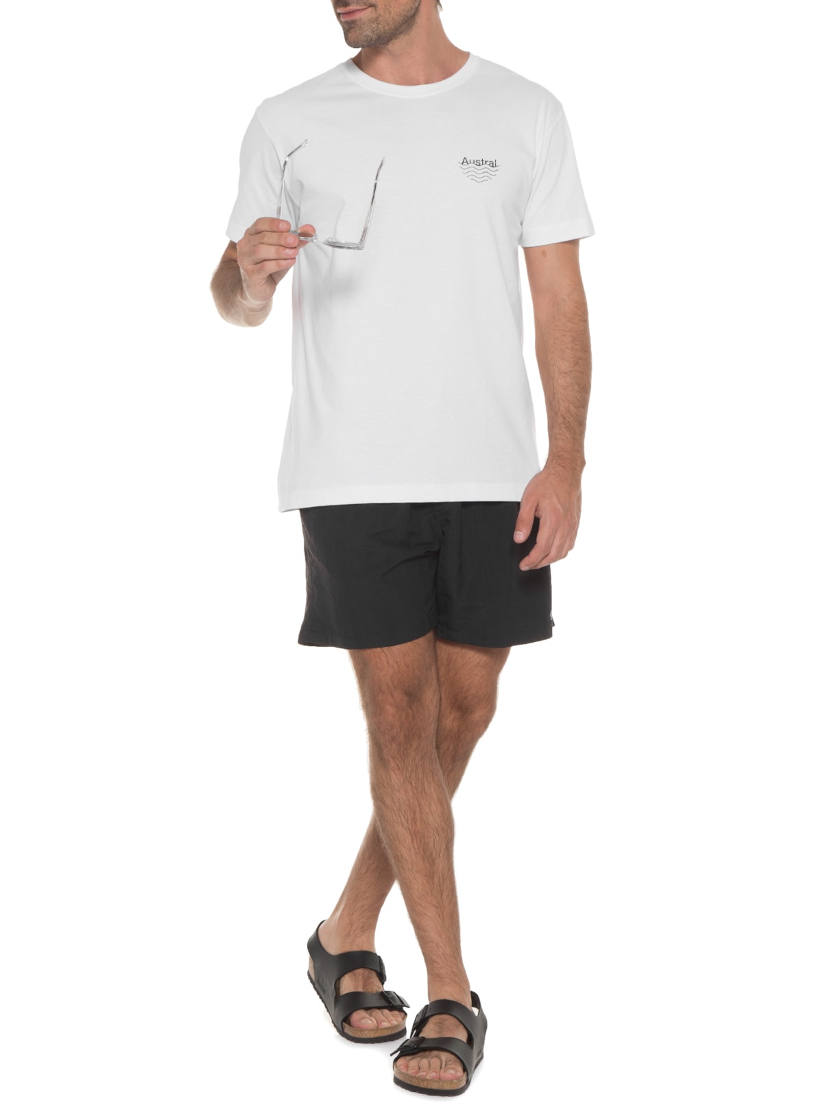 Camiseta Masculina Global Warming Branco Austral
