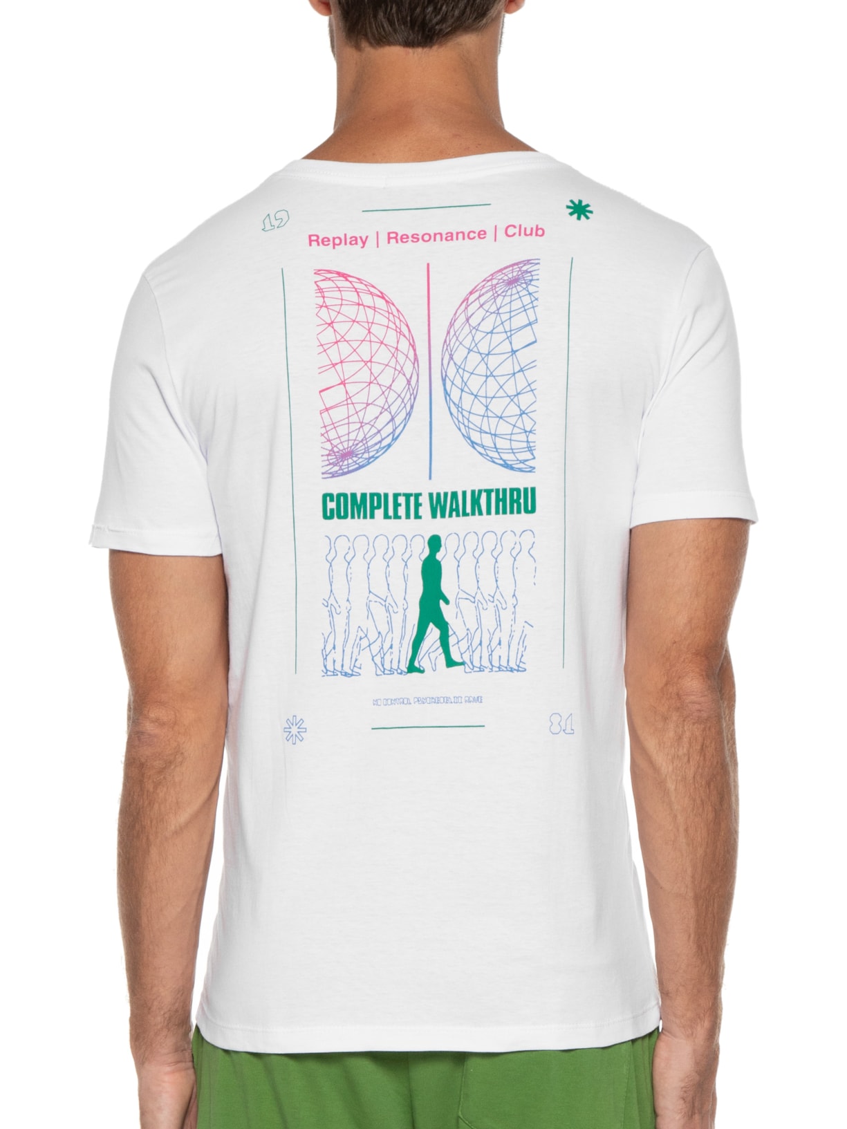 Camiseta Masculina Globe Branco Replay