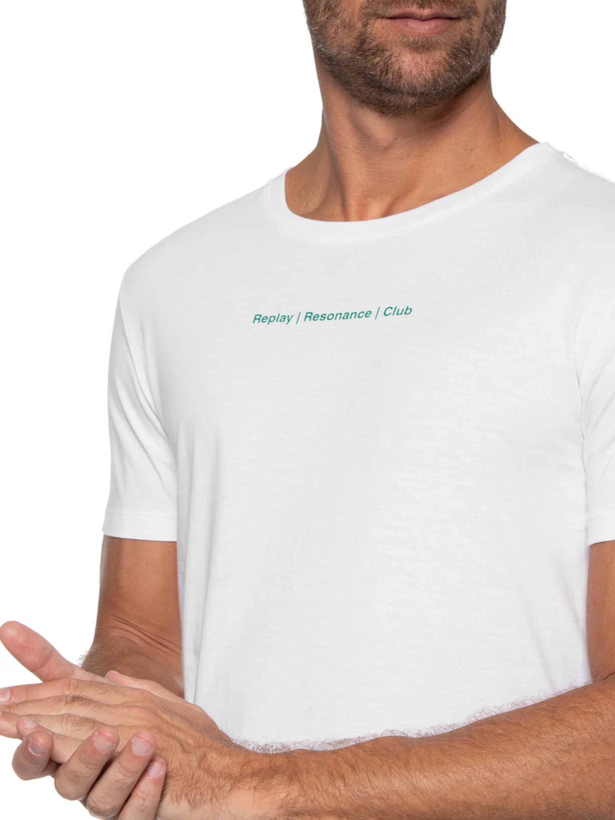 Camiseta Masculina Globe Branco Replay