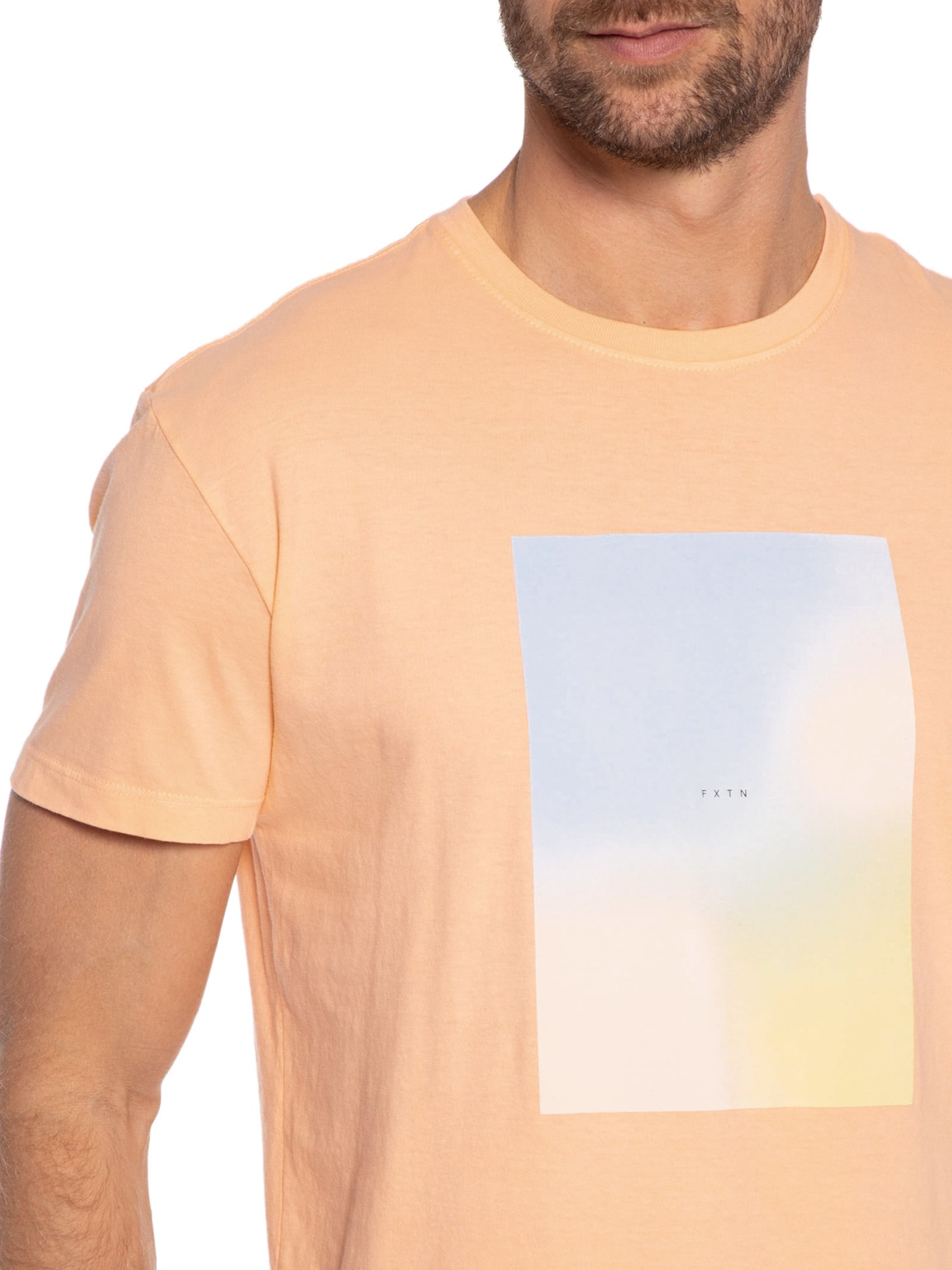 Camiseta Masculina Glow Laranja Foxton