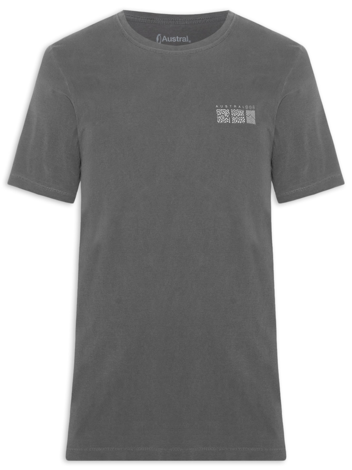 Camiseta Masculina Go - Cinza