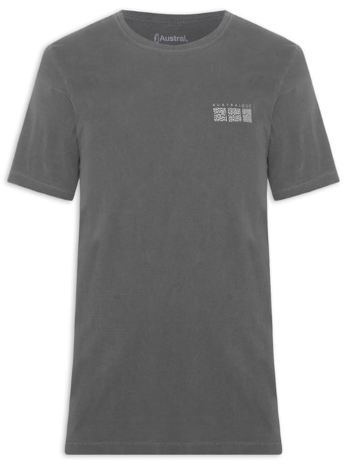 Camiseta Masculina Go - Cinza